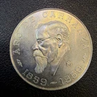 Photo of a 1959 Mexico 5 Pesos Silver from an eBay listing that sold on Jun 15, 2026