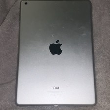 Apple iPad Air 1st Gen Wi-Fi A1474 Silver little CRACKED it can be unlocked.