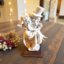 Giuseppe Armani Just Married Wedding Couple Bride Groom Sculpture Italy 1157