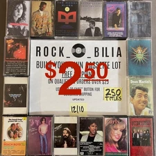 $2.50 CLEARANCE BUY 10 GET FREE SHIPPING BUILD MAKE YOUR OWN LOT CASSETTE TAPES