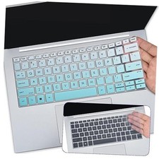 2PCS Keyboard Cover Skin for HP EliteBook 830 835 840 845 Gradual Mint Clear