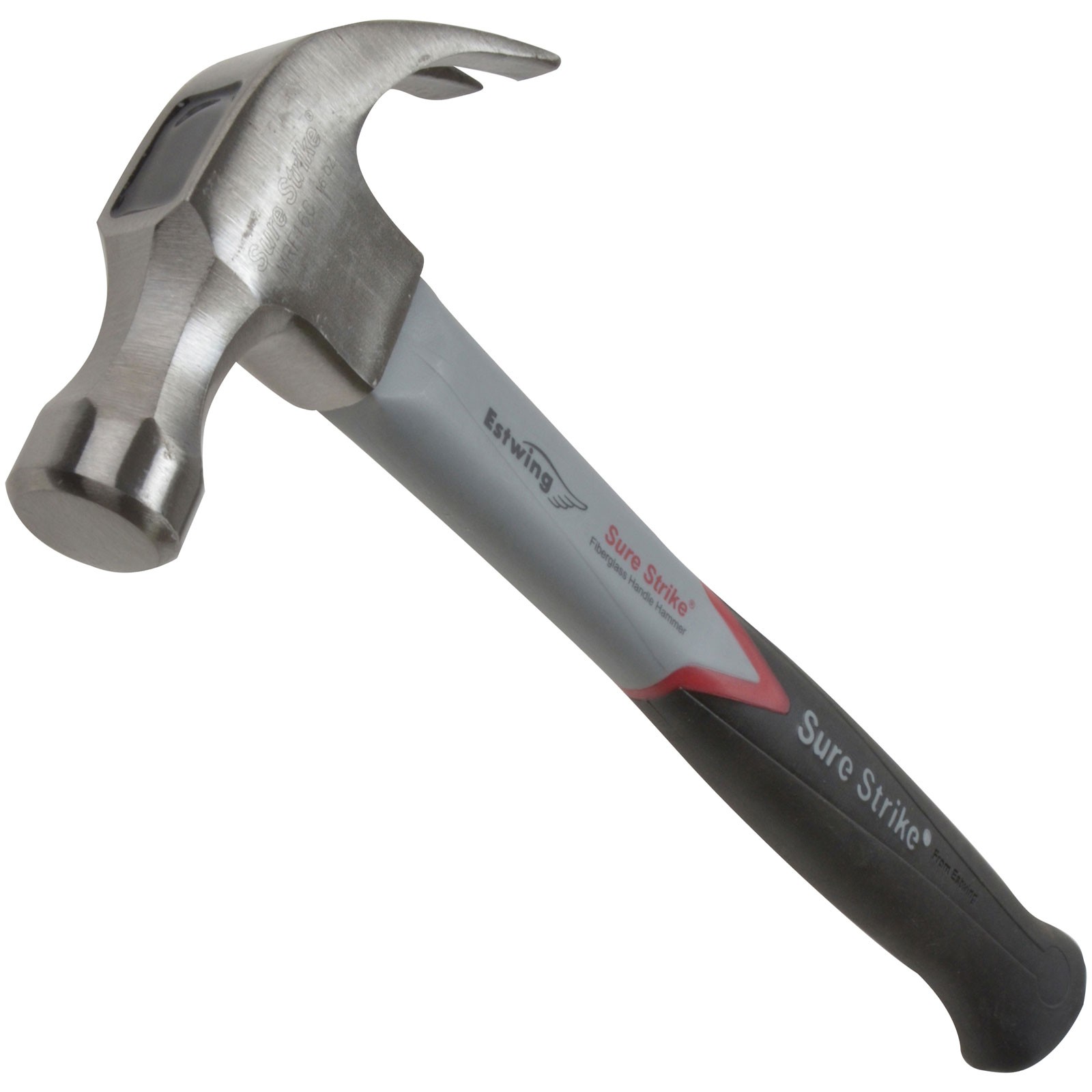 Estwing Surestrike Curved Claw Hammer Fibreglass Shaft 450g (16oz)