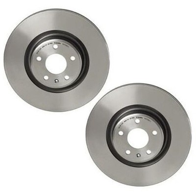 Brembo Pair Set of 2 Rear 315mm Coated Vented Disc Brake Rotors for Cadillac XT4