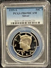 PCGS PR69 DCAM -1999 S United States Kennedy Half Silver Coin 50C-220