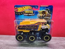 Hot Wheels Monster Trucks Big Rigs Wreckstruction 6 wheel Dump Truck