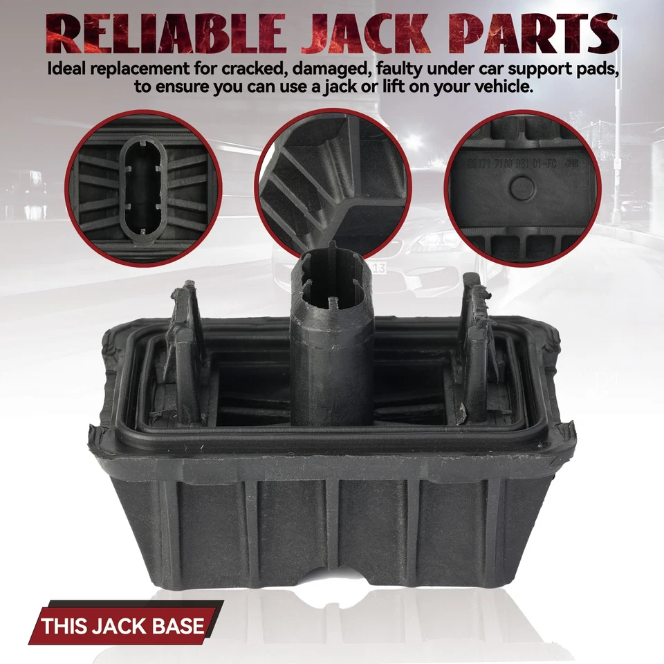 4 piezas para BMW E87 E82 E84 E90 E91 F07 F10 F01 F02 F03 Jack Point Pad /51717237195 Foto 2 de 4