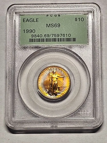 1990 American Eagle $10 (1/4oz) Gold Coin (PCGS MS69)