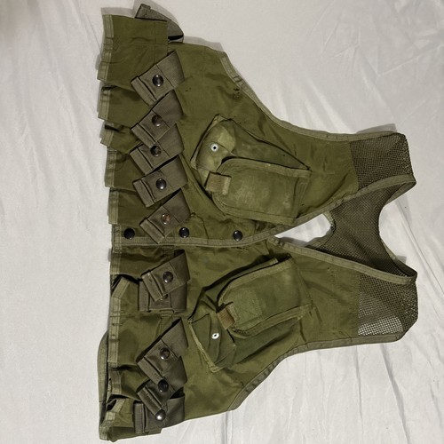 Custom Modified 40MM Ammo Vest. Additional Magazine Pouches Added. Size Small.