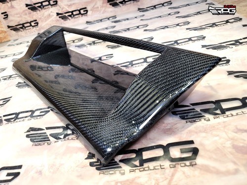 RPG Carbon Rear Bumper License Plate Backing Frame for 97-01 Subaru Impreza GC8 - Picture 14 of 17