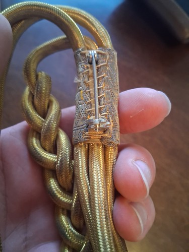 GENUINE H&H US MARINE CORPS DRESS AIGUILLETTE USMC PRE WW2 Post Ww1 Wwii Wwi HH - Picture 8 of 15