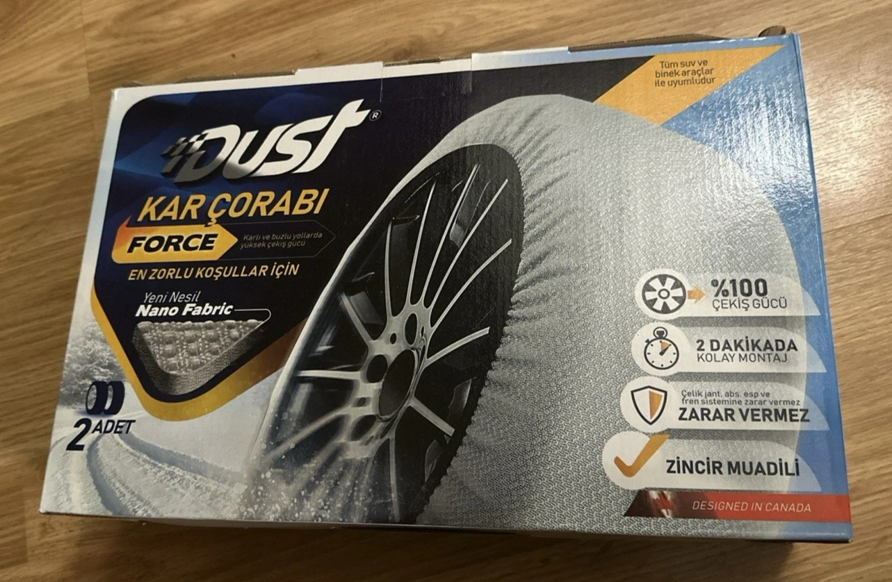 Dust Tire Snow Socks; Size Xtra Large Wheel Covers