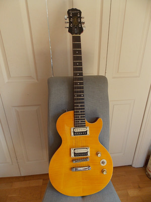 EPIPHONE LES PAUL SPECIAL 2 SLASH SIGNATURE MODEL. ORANGES BUCH ABGESTIMMT