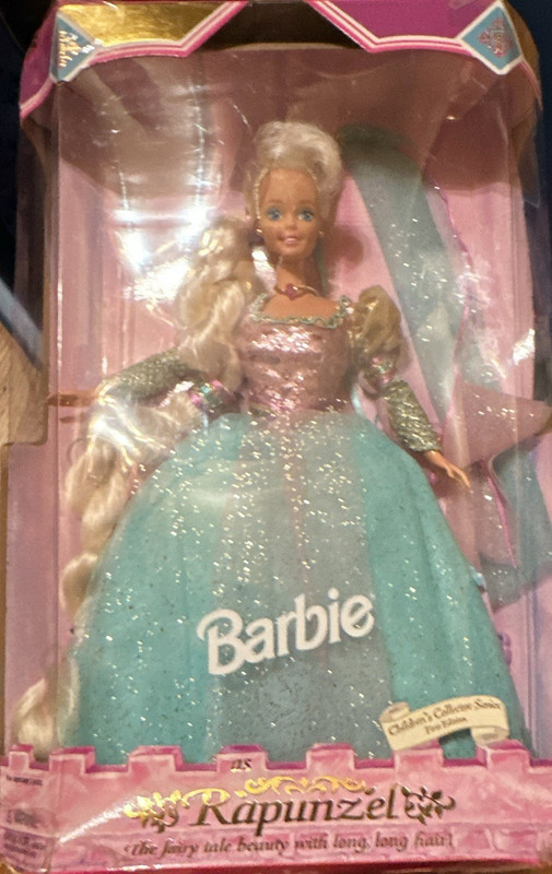 Barbie as Rapunzel Children's Collector Series 12 in Doll 1997 MPN 13016