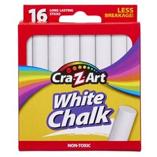 Cra-Z-art White Chalk, 16 Count 10800-48 16 Pack of 1 , white