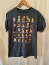 Vintage Nintendo Super Mario Bros Character Tshirt Size Large Original Bowser