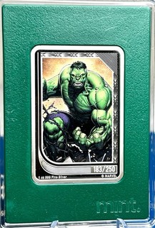 2023 Original Marvel Mint Trading Coin HULK 1oz Silver Limited #183 HARD TO FIND