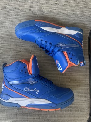 PATRICK EWING CENTER Hi BLUE ORANGE WHITE 1EW90094-442 Men s SIZE 9.5