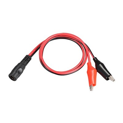 12V DC Female Jack to Alligator Clip Power Cable Connectors 53cm 2.1x5.5 mm