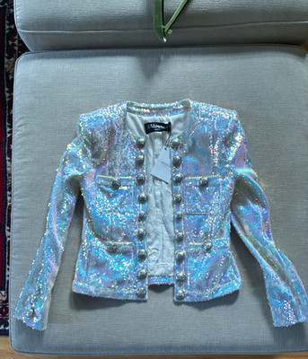 BALMAIN SEQUENCE JACKET SIZE 4 BRAND NEW WITH TAGS