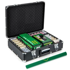600-Piece Poker Chip Set 14 Gram Claytec Chips w/Carrying Case, 6 Decks of Cards