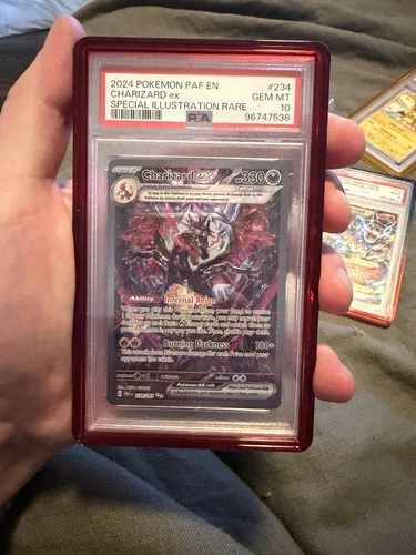 Pokemon TCG Charizard ex SIR 234/091 SV Paldean Fates English PSA 10