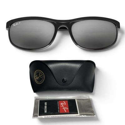 Ray Ban RB2027 601/W1 Predator 2 Sunglasses Polarized Gray Silver Ray Ban RB2027 601/W1 Predator 2 Sunglasses Polarized Gray Silver