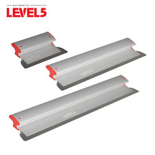 LEVEL5 Drywall Skimming Blade Set 3-pce 10" 24"  32" Stainless Blades  5-444