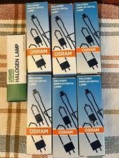 OSRAM USHIO Halogen Optic Lamp BVE 625w 120v GY 9.5 Set Of 7