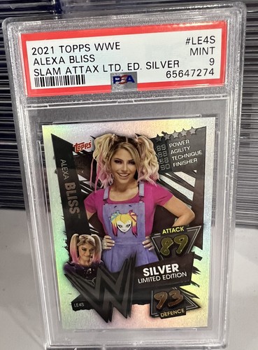 2021 Topps WWE Slam Attax #1 Alexa Bliss Signed Autographed Card 