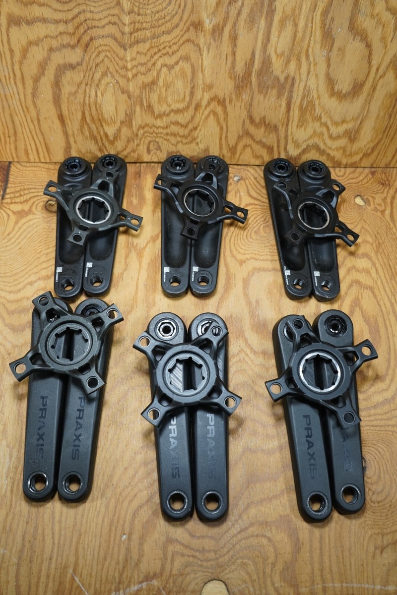 Sisi Praxis Crankset with spider / 170mm / 104 BCD / ISIS Spline