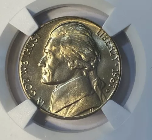 1981 D JEFFERSON NICKEL 5C MS 65 NGC