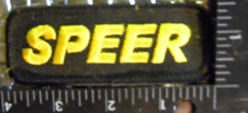 Vintage Patch SPEER       FREE SHIPPING 