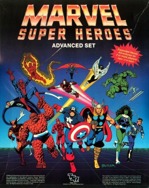 marvel super heroes role playing game