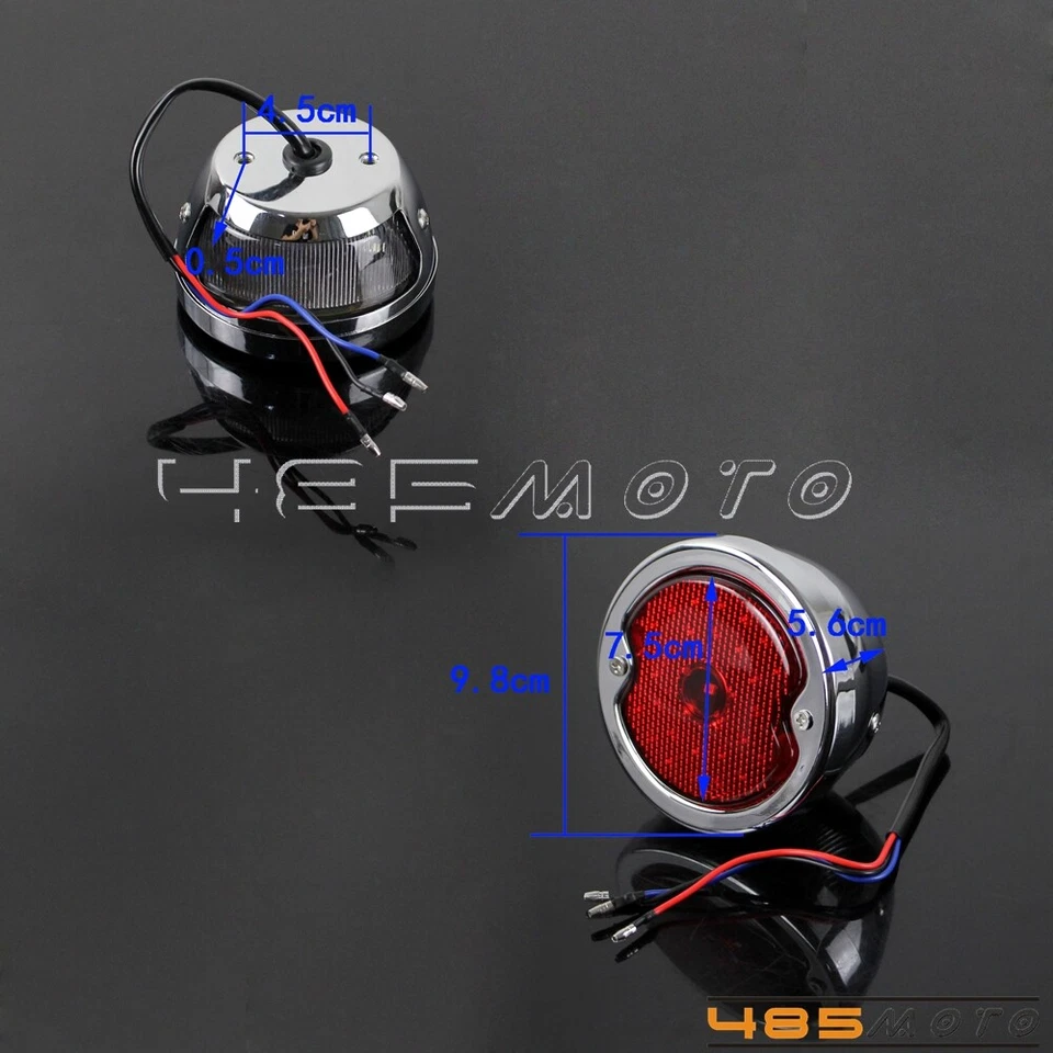 Conjunto de luz trasera LED de una mano roja Len para coche Ford modelo 40 base 1933-1936 Foto 3 de 4