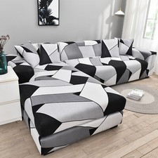 2er Set Sofabezug L Form Stretch Sofahusse Ecksofa Elastisch Eckcouch überwurf