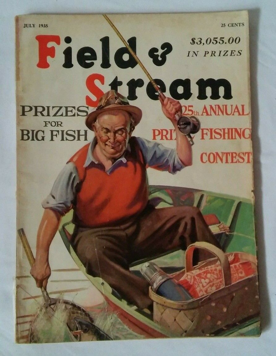 July 1935 Field & Stream 100 Pgs. Fis Year Hunting No Cheap mail order shopping Fortieth 3 Finally popular brand