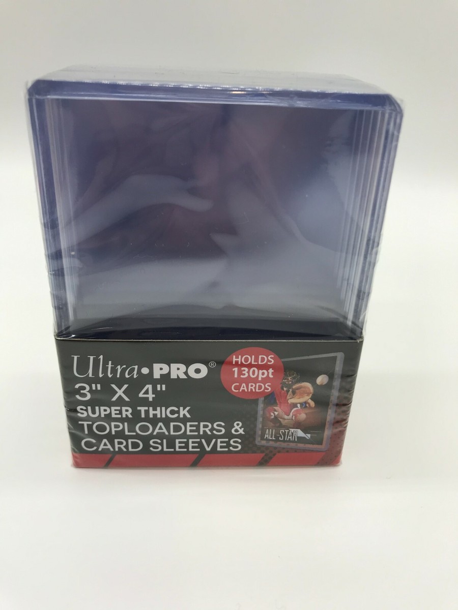 Ultra Pro 3 X 4 130pt Premium Topload Card Holders Thick - Foto 10