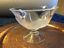 thumbnail 11  - Vintage Clear frosted Elegant Glass Footed Serving/ Fruit Bowl elegant glass