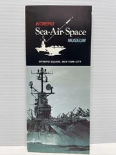 Intrepid Sea Air Space Museum New York City Tourist Travel Brochure
