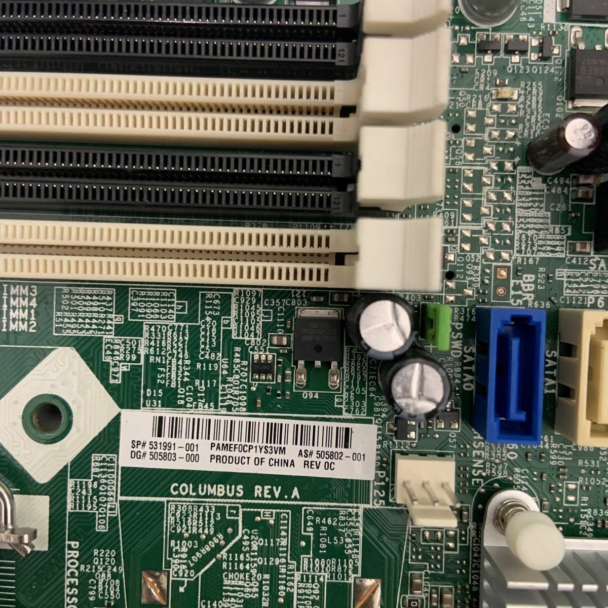 HP Compaq 8100 Elite Desktop SFF Motherboard Socket 1156 531991