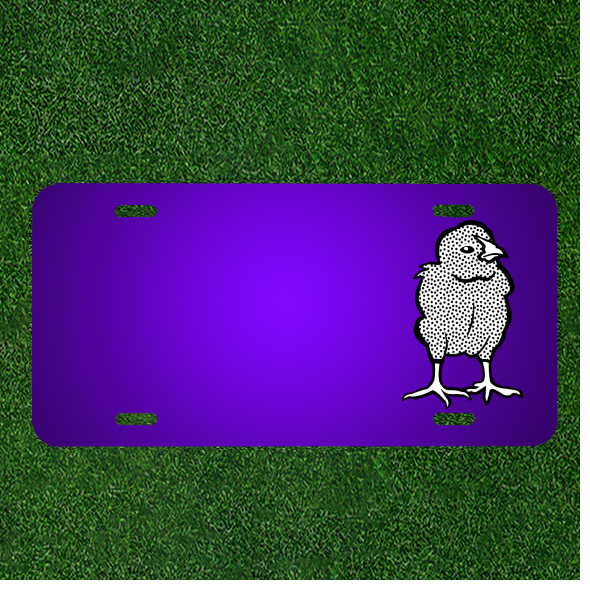 Custom Personalized Chick Chicken Farm License Plate with Names