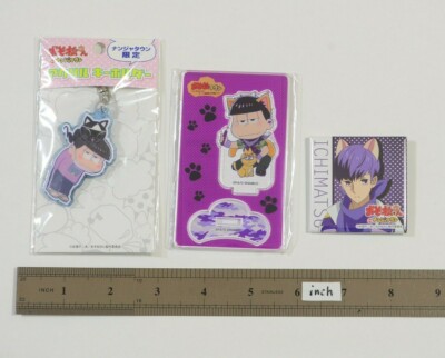 Osomatsu san ICHIMATSU Namja Town Set Keychain Acrylic stand Badge Japan /o535