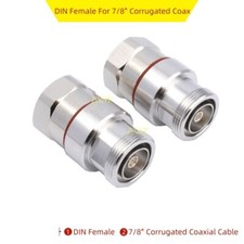 7/16 DIN Female Connector Clamp For 7/8" Corrugated Coaxial Cable ANDREW AVA5-50