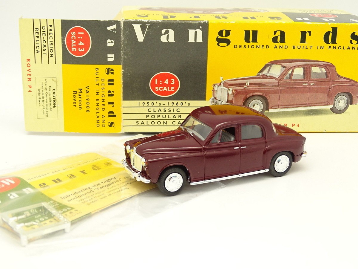 Vanguards 1/43 - Rover P4 Rouge | eBay