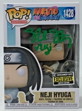 Funko Pop! Naruto Neji Hyuga #1428 EE SIGNED by Steve Staley PSA Cert