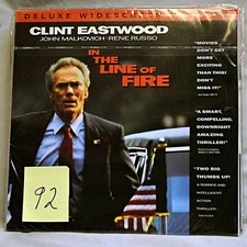 In the Line of Fire Laserdisc, 1994  LIKE NEW