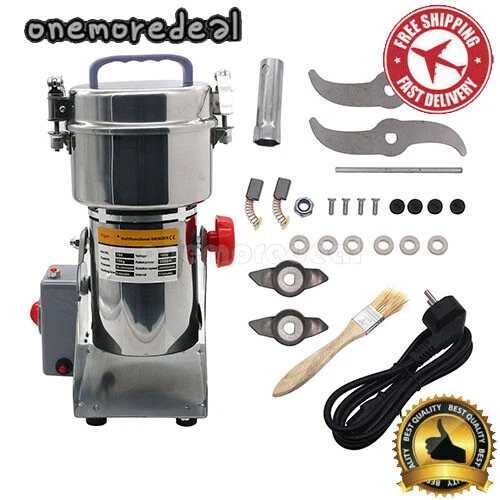 110V Food Mills Grains Grinder 700g Spices Coffee Dry Food Grinding Machine OMD
