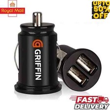 Griffin Dual Car Charger USB 12v Lighter Socket Adapter Plug Twin, Fast UK Post