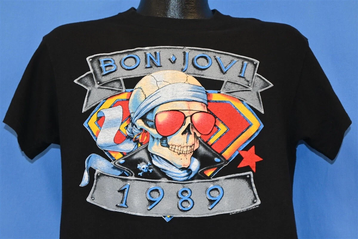 Preços baixos em Camisa Bon Jovi Em Camisetas Vintage masculinas
