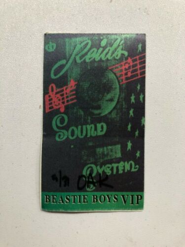 Beastie Boys VIP Pass Reids Sound System  - Picture 1 of 1